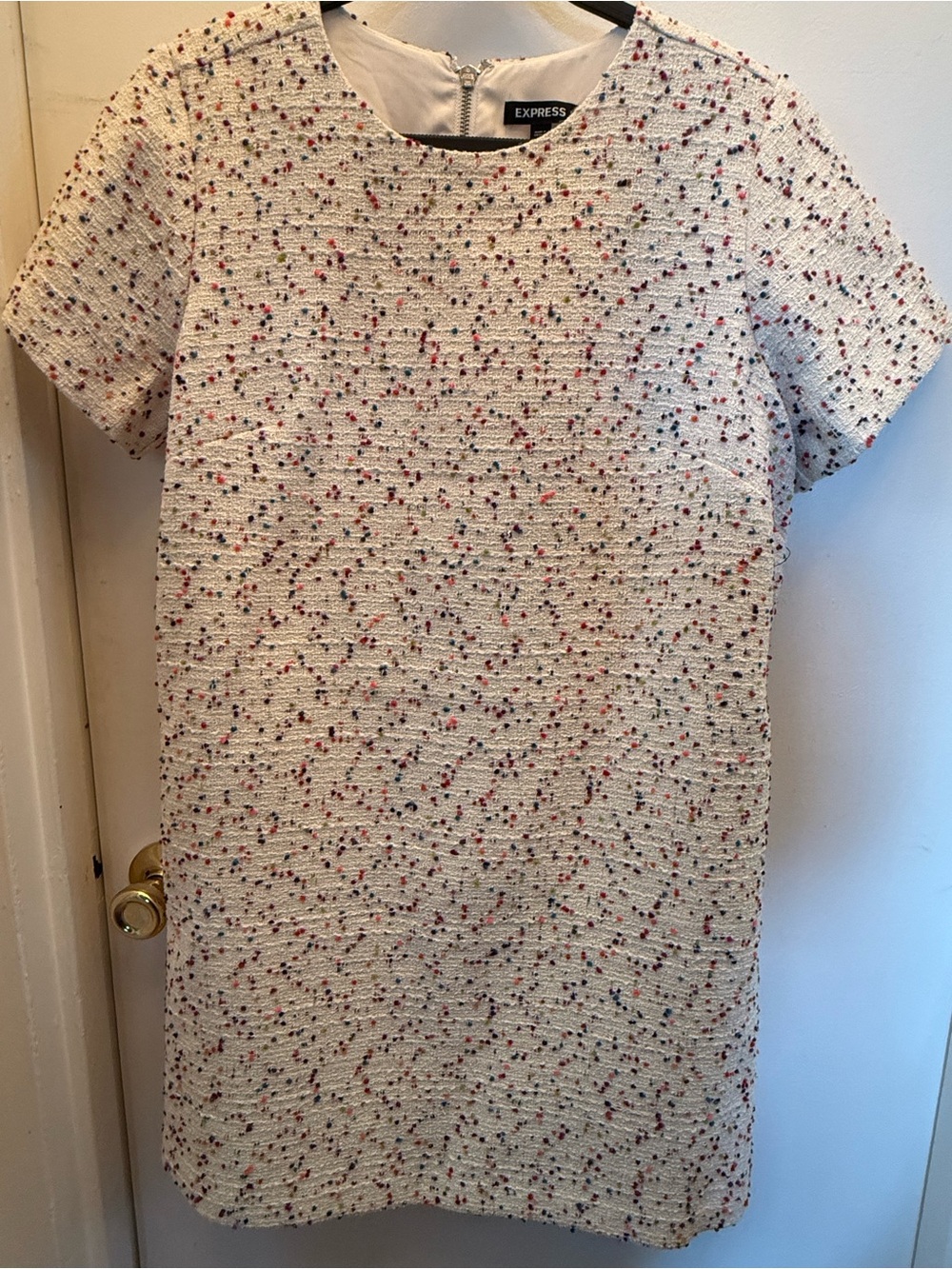 Express Tweed Shift Dress Size Large